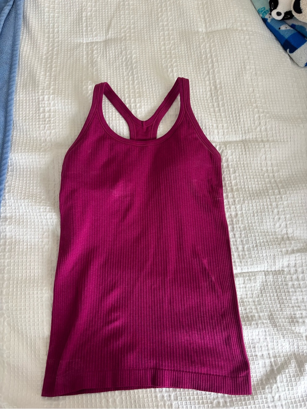 lululemon athletica Ribbed Racerback Tank - Magenta